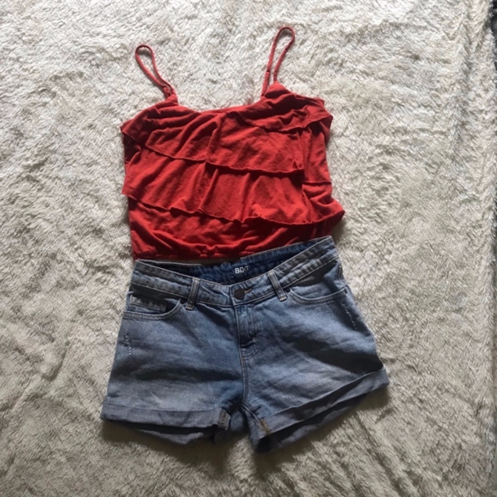 Xhilaration | Ruffle Tank Top